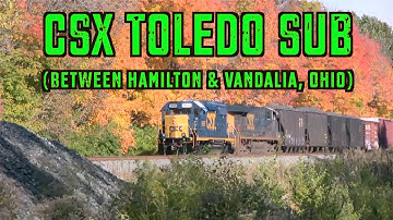 CSX Toledo Sub Between Hamilton & Vandalia, Ohio
