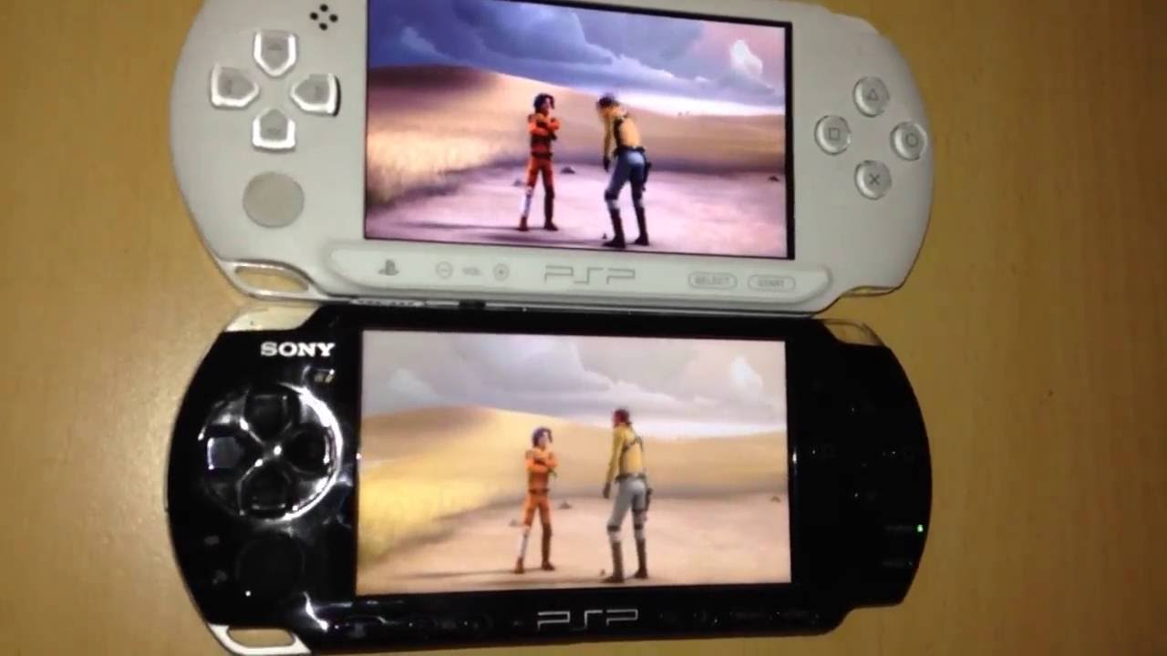 PSP e1004 Street vs PSP 3004 film clip - YouTube