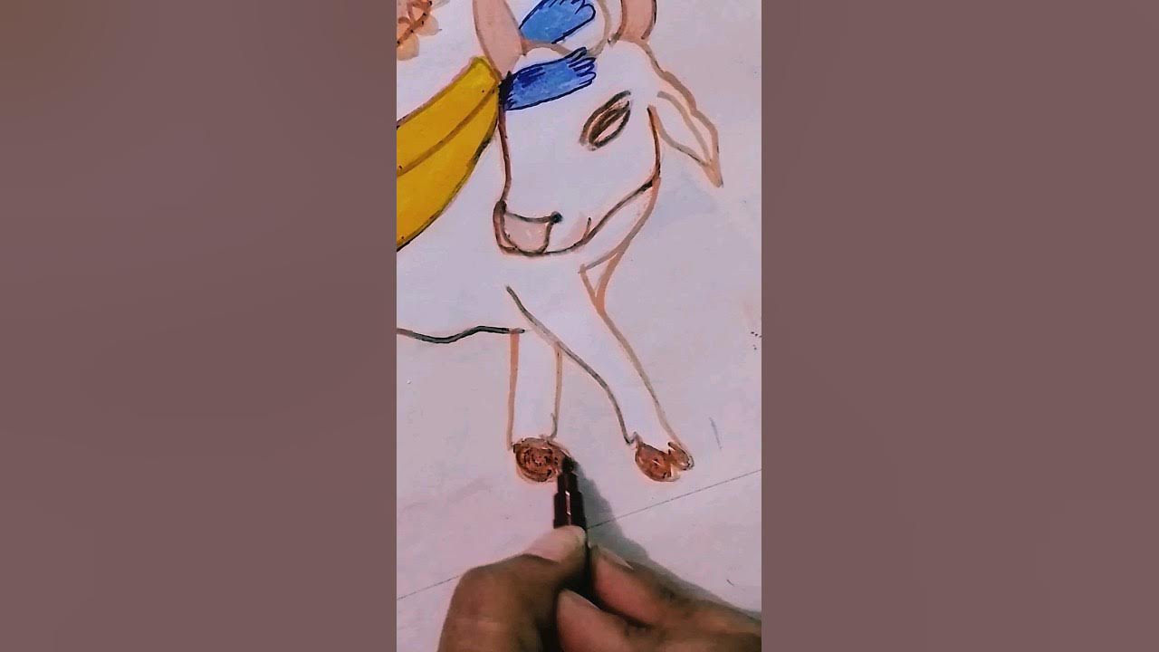 Shree Hari Drawing 🙏🛕 art viral shreeharivishnu YouTube