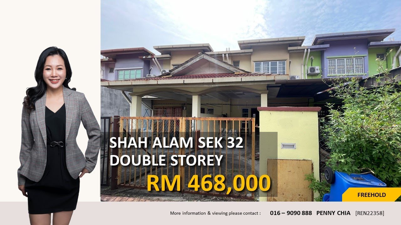 [RENOVATED] Shah Alam Sek 32 Taman Desa Kemuning Double Storey