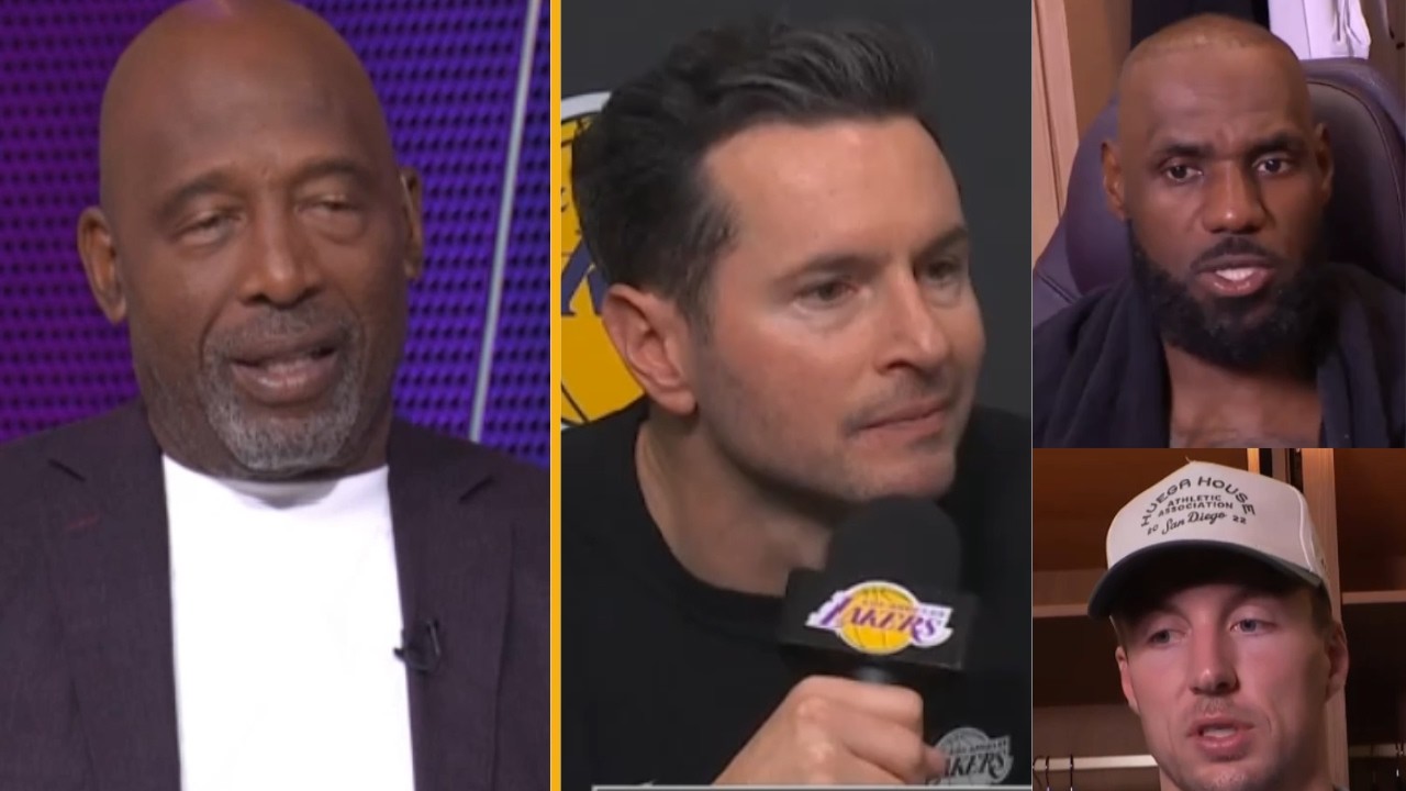 FULL Lakers Postgame Interview & Analytic vs Magic | James Worthy, JJ Redick, Luke Kennard & LeBron