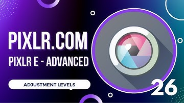Pixlr E  Adjustment Menu