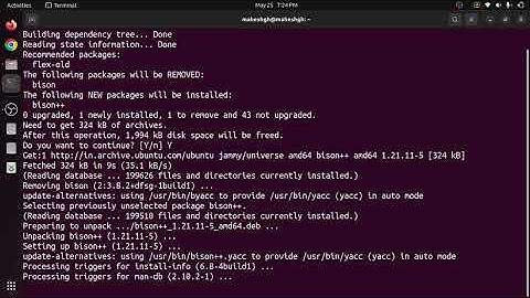 How to Compile & Run LEX and YACC programs on UBUNTU by Dr. Mahesh Huddar