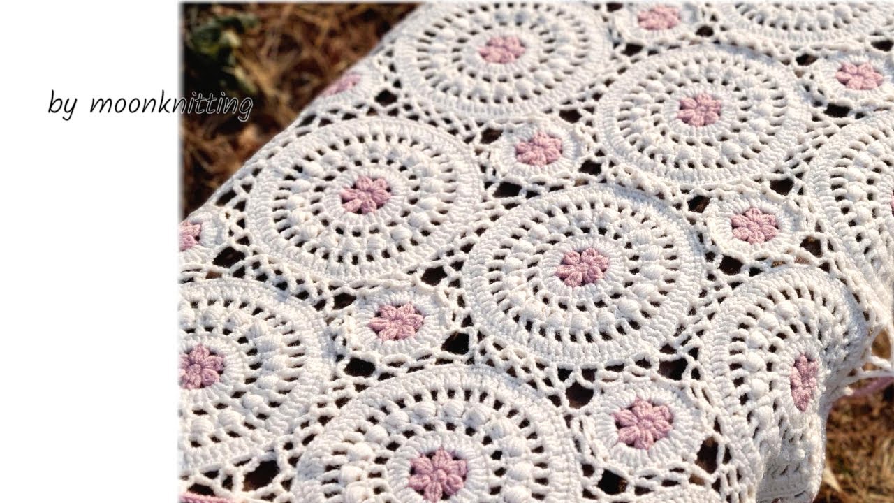 [코바늘블랭킷] 봄봄한 블랭킷♡스프링플라워 블랭킷/spring flower blanket/crochet/crochet