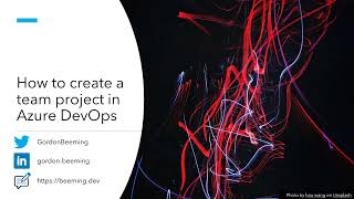 How to create a team project in Azure DevOps