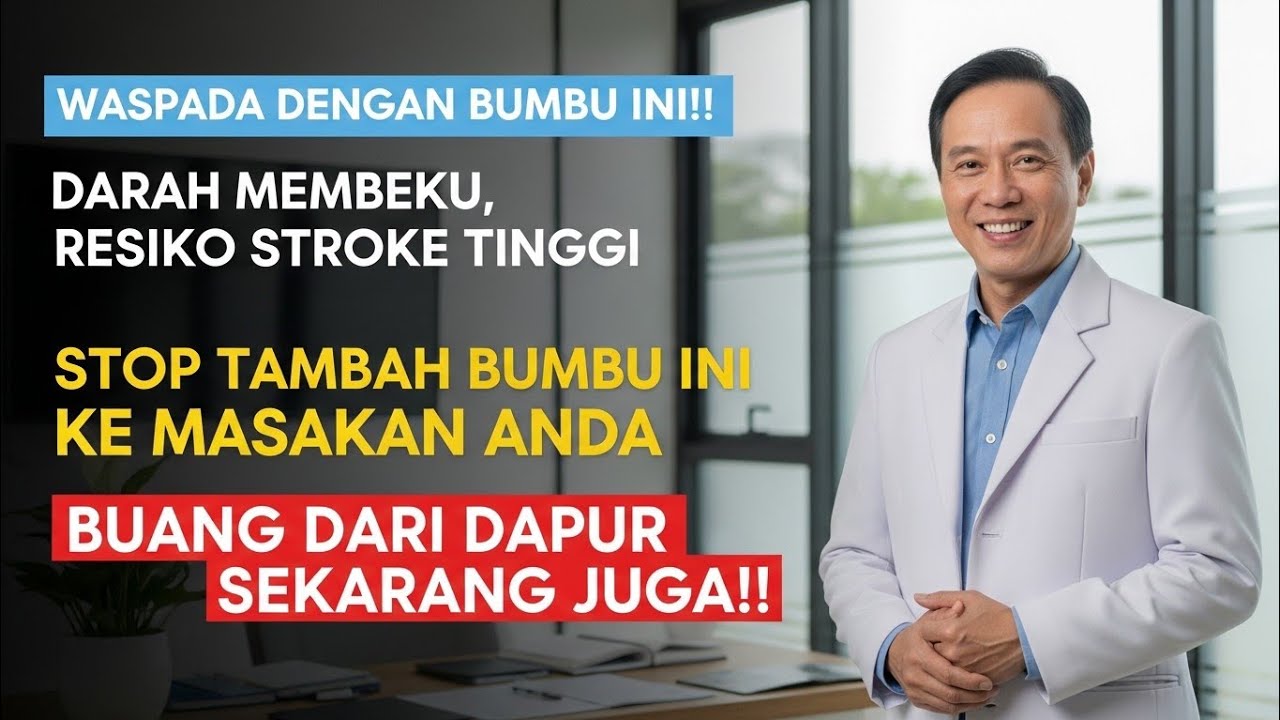 LANSIA WASPADA DENGAN BUMBU DAPUR FAVORIT INI‼️Ternyata Bisa Picu Tingkatkan Risiko Stroke Tinggi!