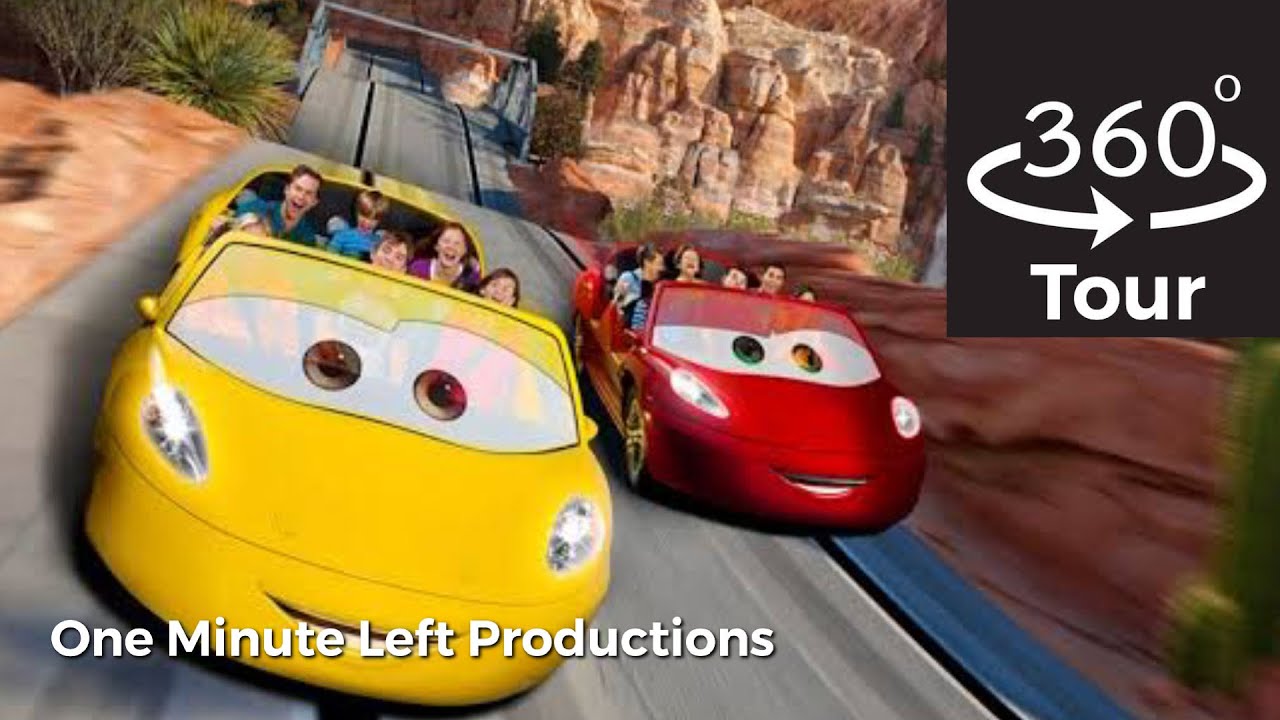 360 VR Cars Ride Disney in 4K - YouTube