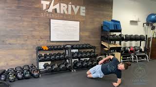 Modified Side Plank Exercise Demonstration and Instruction