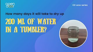 Water Evaporation Thinking Experiment | OD Wow Series