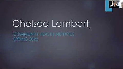 Chelsea Lambert Introduction - Community Health Me...