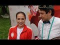 Алина Загитова на Сабантуе 2018 / Alina Zagitova- great figure skater and funny girl (ENG SUB)