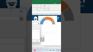 Create a Speedometer Chart in Excel | Step-by-Step Guide #excel #shorts