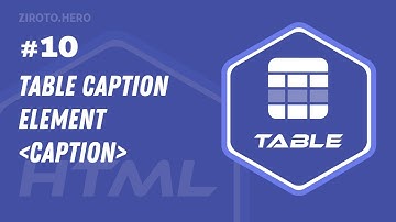 Master HTML in Darija Arabic #10 Table Title Element "caption"