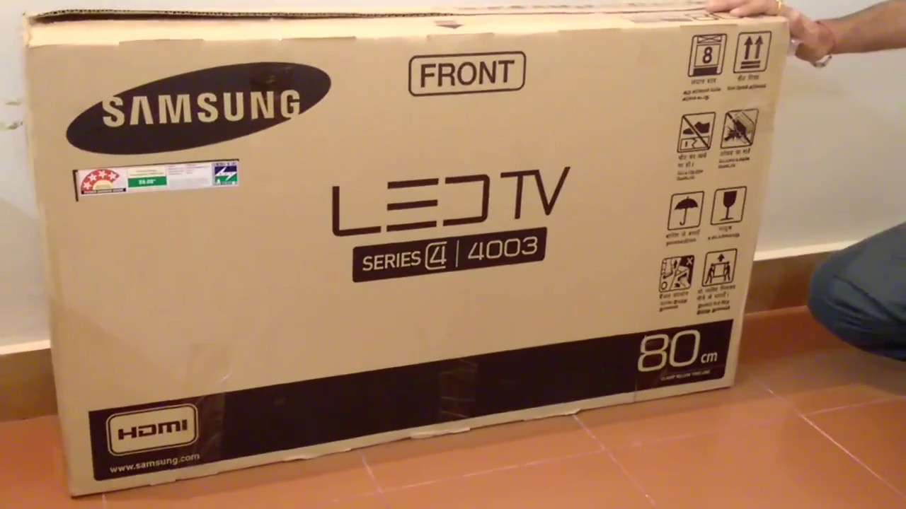 Samsung FH4003 32 inches LED TV unboxing and installation