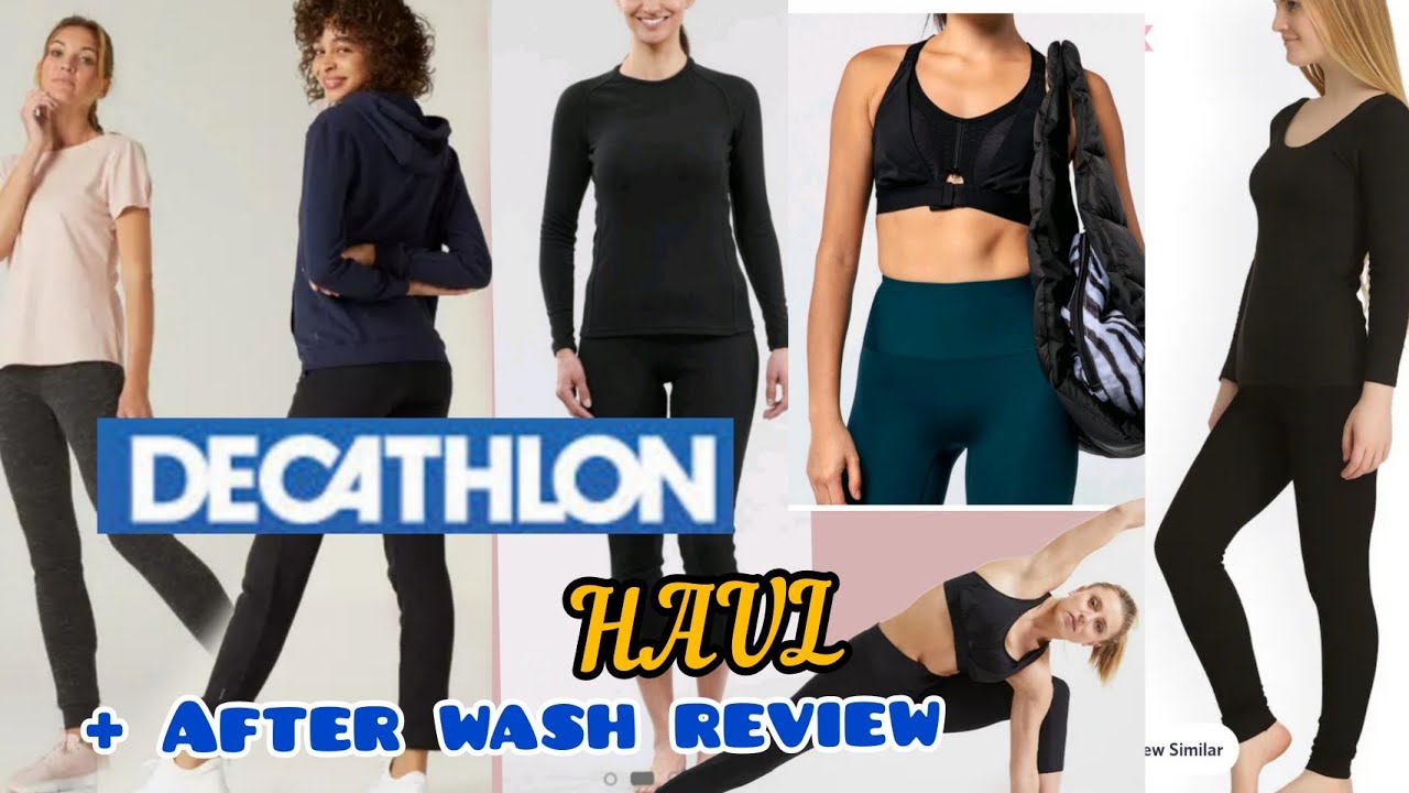 start Rs 249 😱Decathlon/Myntra afterwash review+Tryon  Thermalwear, tshirt, track pant & sports bra.