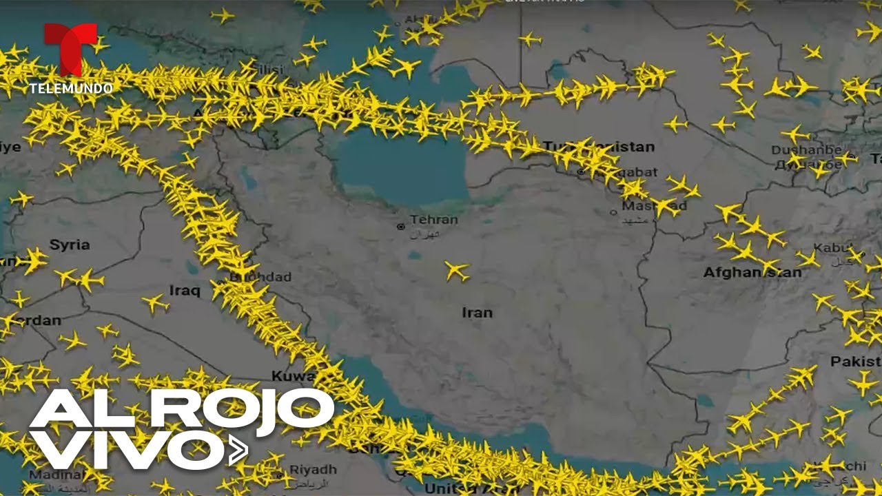 Irán cierra su espacio aéreo por las tensiones con Estados Unidos | Al Rojo Vivo | Telemundo