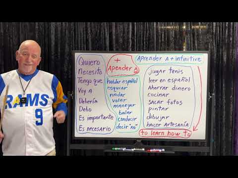 232 - aprender a + infinitive