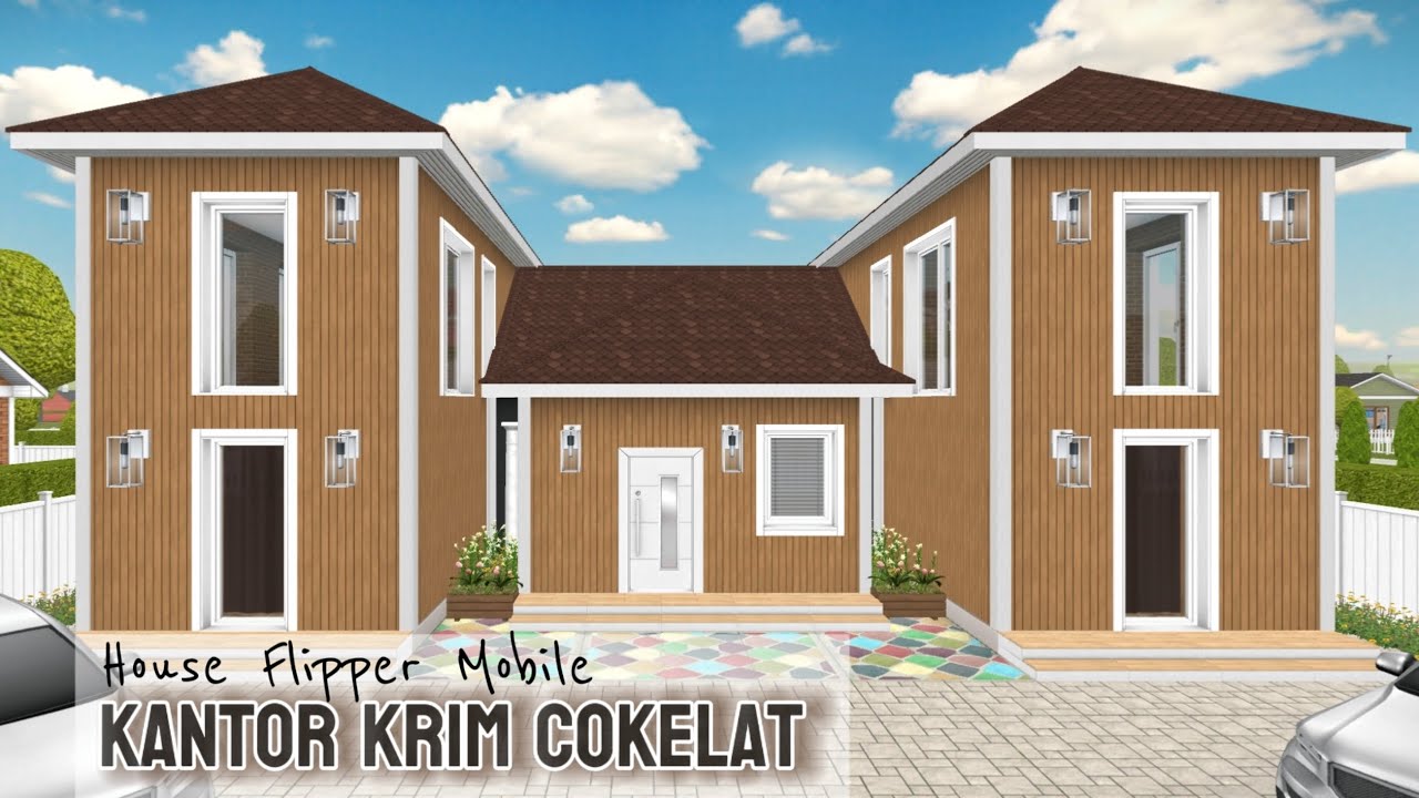 Kantor Krim Cokelat House Flipper Mobile 73