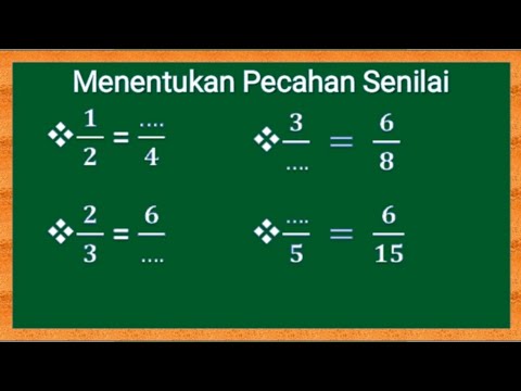 Video: Bagaimana cara mengerjakan pecahan senilai ks2?