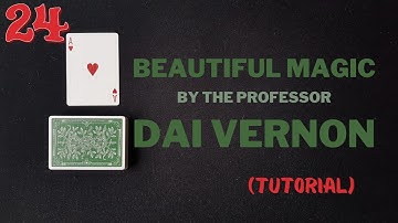 Learn A Beautiful Piece of Magic by Dai Vernon. Easy and Self-Working, Yet So Powerful.
