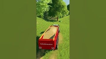 farming simulator 19 How To Sall Square bale straw wheat 🤔#shortsfeed #viral