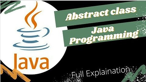 Abstract class full explanation Computer (Java Programming) simple to understand #JavaProgramming 👍🏻