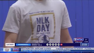 Hundreds of area students, community members give back on MLK Day