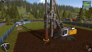 Rotary drilling rig - Apartment building | Construction Simulator | Gameplay screenshot 5