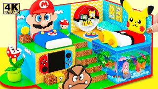 SUPER MARIO vs PIKACHU ⚡ Build Bedroom with Aquarium from Clay | 12+ DIY Miniature House Compilation by Miniature House 179,169 views 4 weeks ago 2 hours, 1 minute