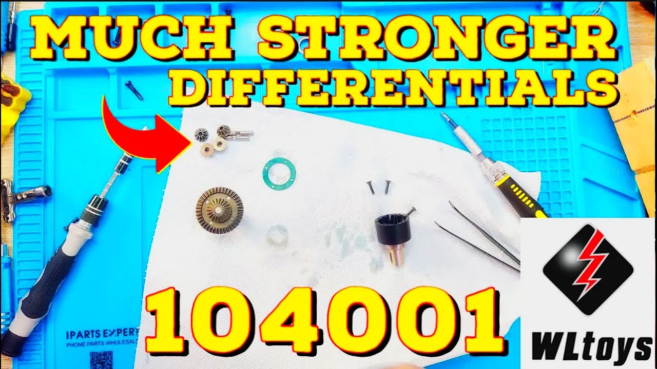 Detailed look WLtoys 104001? Do the Differentials need greasing?