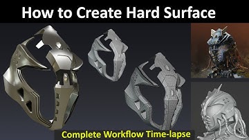 Hard Surface Modeling - Helmet - Time Lapse