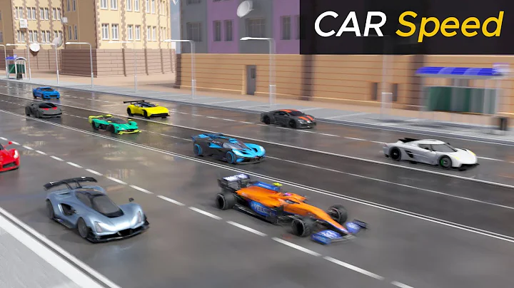 CARS - Speed comparison (3D) | FASTEST Cars in the WORLD Right Now!