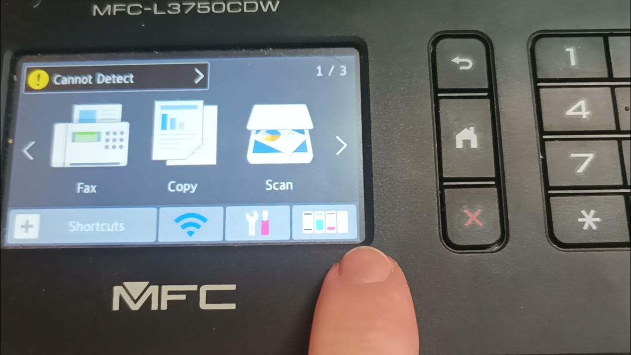 Cannot Detect - Put the Toner Cartridge back in - Brother MfcL3745cdw  L3750CDW L3770CDW TONER ERROR 