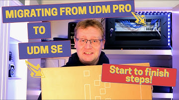 Migrating UDM Pro to UDM SE - Including all the steps from start to finish