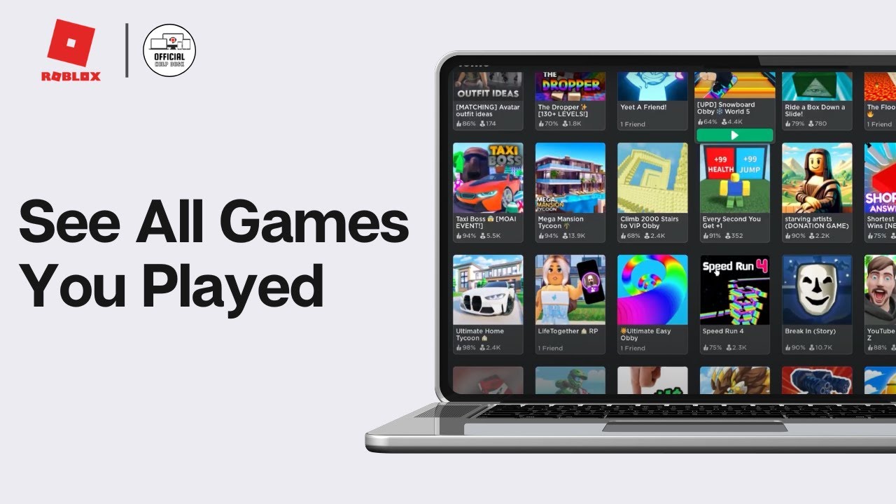 How To See All Games You Played On Roblox 2024 EASY YouTube 