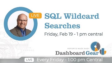 SQL Wildcard Searches