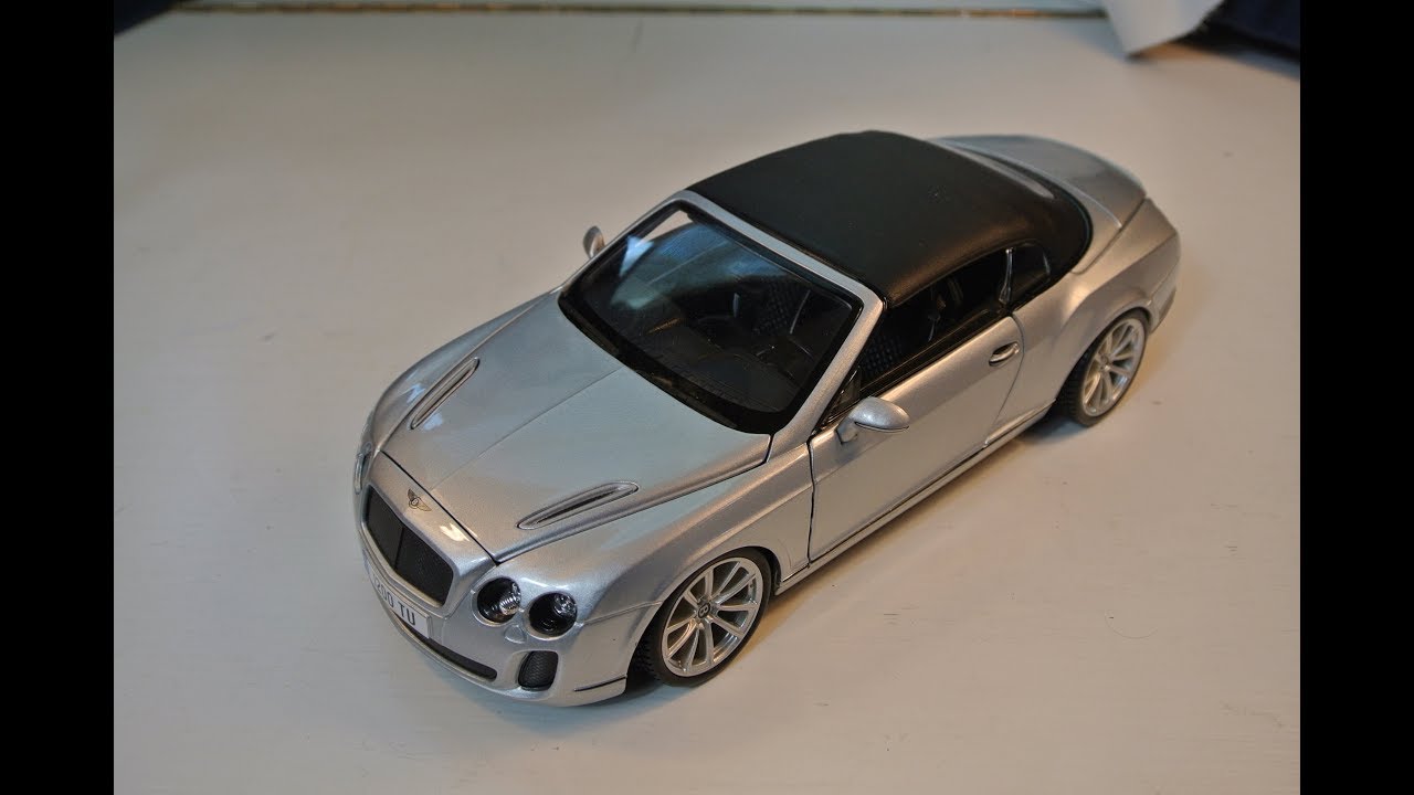 1:18 Bburago Bentley Continental Supersports ISR In-Depth Review