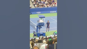 Did he really just say that? Zverev lost the fan vote. #usopen #usopentennis #tennis