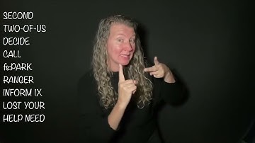 American Sign Language 2A Unit 3 Activity 1