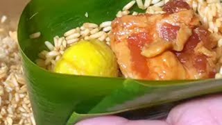 马上端午节了，分享肉粽的配料包法全过程，口感肉香四溢软糯咸香 粽子 板栗咸肉粽 肉粽