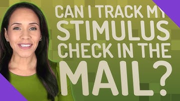 Can I track my stimulus check in the mail?