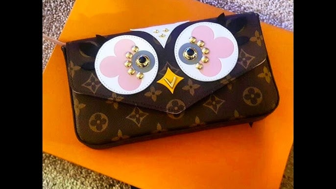 Louis Vuitton Pochette Felicie Monogram Limited Edition Owl Motif Chain Bag