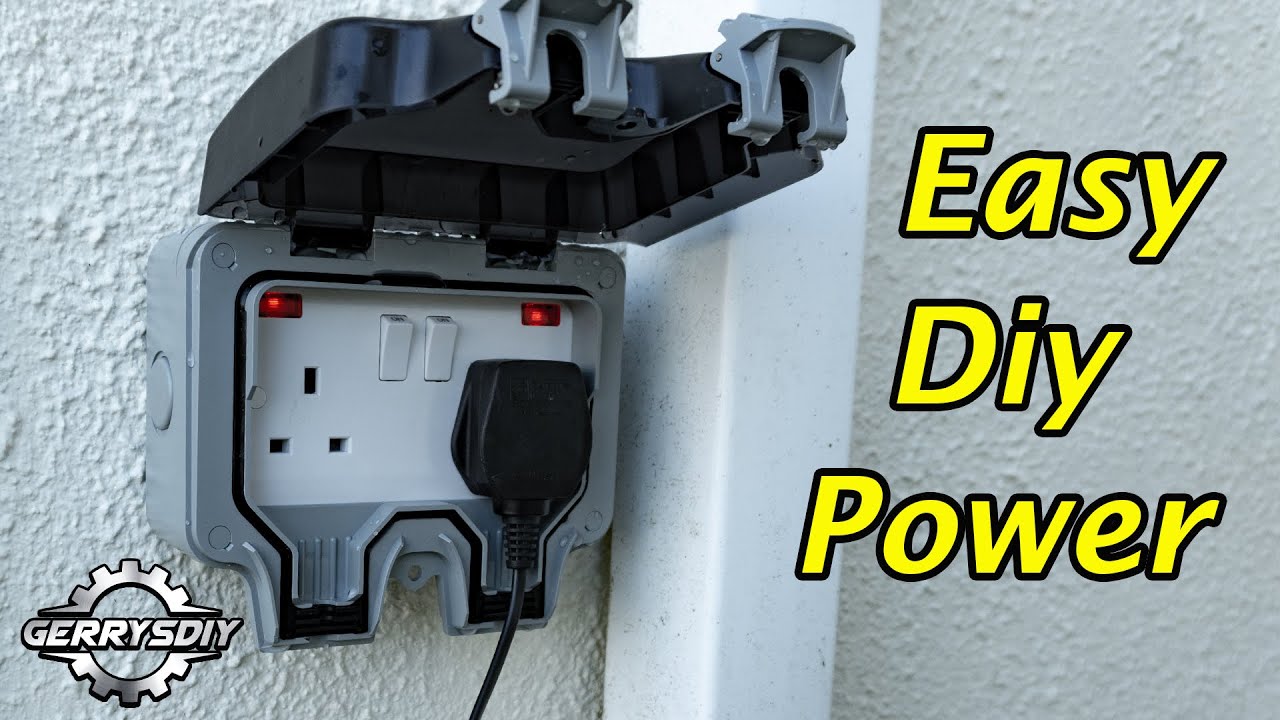 Really easy! Install an outside power outlet YouTube