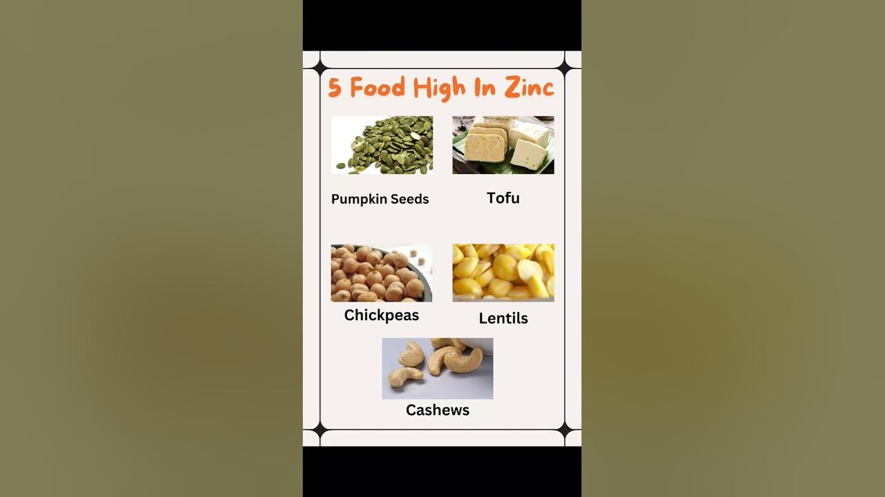 5 food high in Zinc.zinczincbenefitsvitaminprotinlifehealth