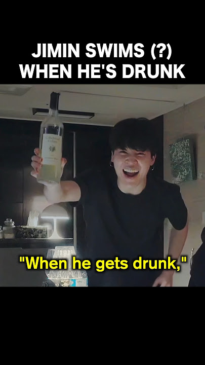 Jimin's Drinking Habit 😱