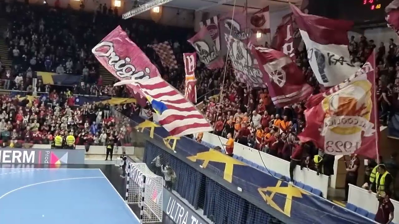 Galerie Rapid dupa meciul de handbal cu Locomotiva Zagreb