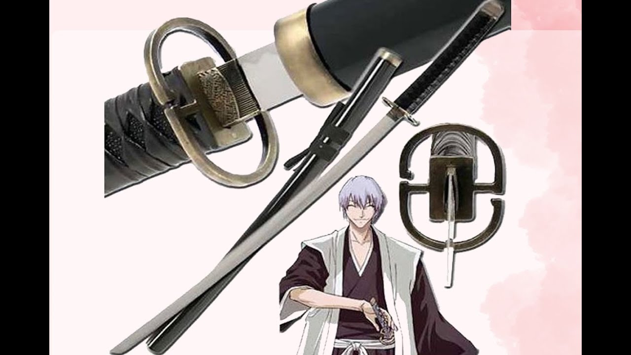 ANIME BLEACH ICHIMARU GIN ZANPAKUTO SILVER GUNSLINGER SHINSO SWORD 40.7