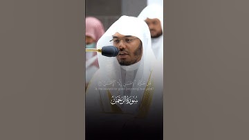 سورة الرحمن • الشيخ ياسر الدوسري
