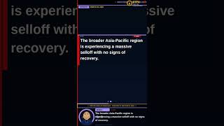 South Korea Stocks Plunge 5% on War Fears #Shorts