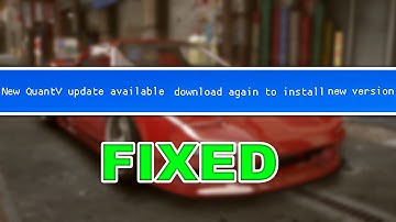 How to Remove QuantV Update notification in GTA 5 Legacy/Enhanced